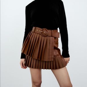 Zara brown skirt